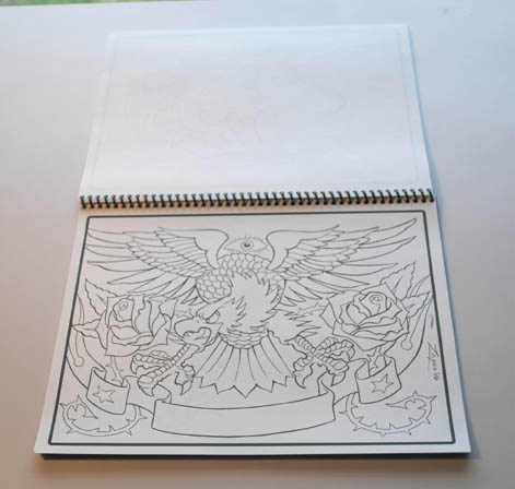 TATTOO FLASH SKETCH BOOK JAPANESE TRADITIONAL BIO MECH  